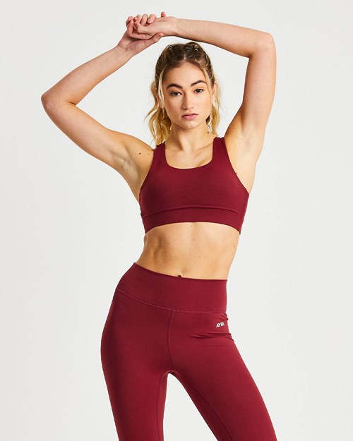 AYBL Core Sports Bra Mauve Wine | 341978-DFI