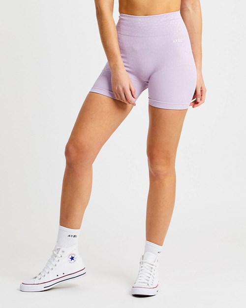 AYBL Evolve Speckle Seamless Shorts Lilac | 601425-LSQ