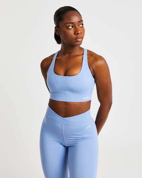AYBL Flow Sports Bra Niebieskie | 602387-XSR