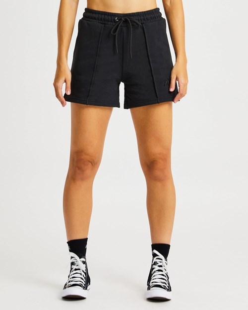 AYBL Luxe Shorts Czarne | 783654-NVI