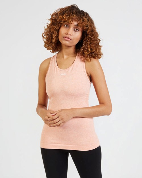AYBL Motion Seamless Vest Peach | 605179-XTA