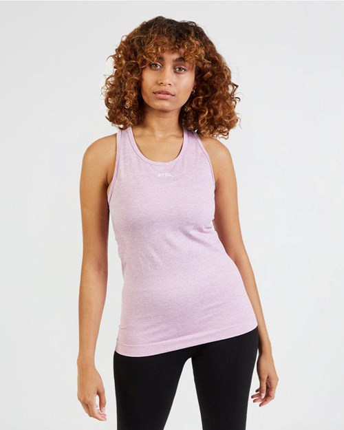 AYBL Motion Seamless Vest Różowe | 258107-BTV